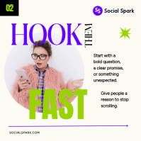 White Social Media Marketing Quadrat Template - Page 2
