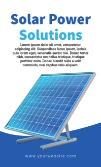 White Modern & Minimal Solar Power Solutions Us Legal template
