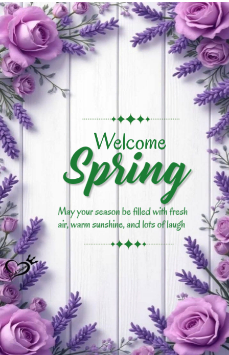 White Modern & Minimal Spring Welcome Tabloid Template | PosterMyWall