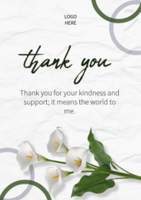 Blanco Thank You A2 Template