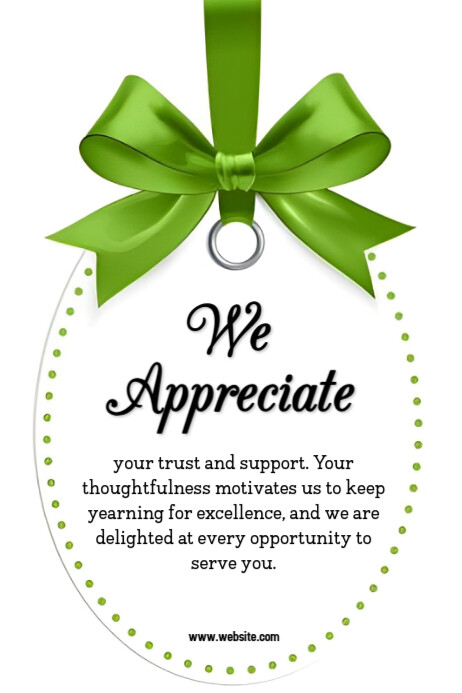 Copy of White Modern & Minimal Thank You Card Poster | PosterMyWall