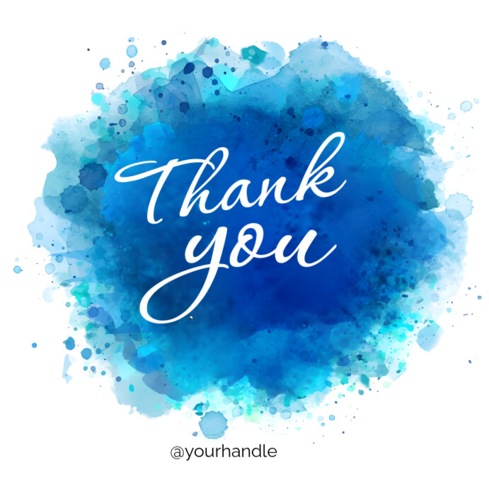 Copy of White Modern & Minimal Thank You Instagram Post | PosterMyWall