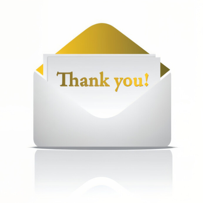 White Modern & Minimal Thank you Instagram Post Template | PosterMyWall