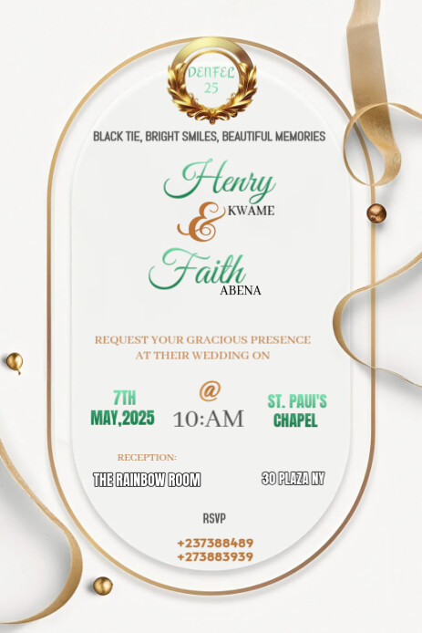 White Modern & Minimal The Image Is A Stylish And Elegant Wedding Invitation Flyer With A Modern And Pinterest 图片 template