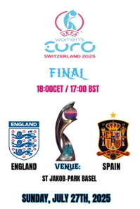 White Modern & Minimal This Image Is A Clean And Straightforward Poster Design For The Uefa Women's Pinterest Graphic template