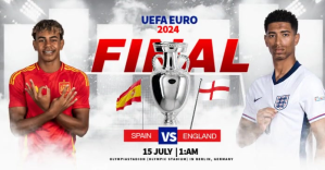 White Modern & Minimal Uefa Euro Final  Faceb Annuncio Facebook template