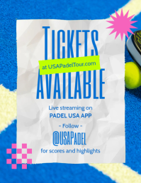 White USA Padel Open Folder Template - Page 4