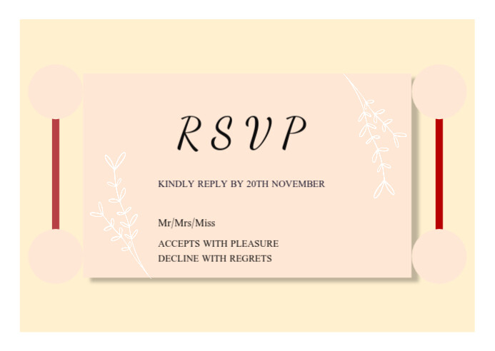 Copy of White Modern & Minimal Wedding A6 | PosterMyWall