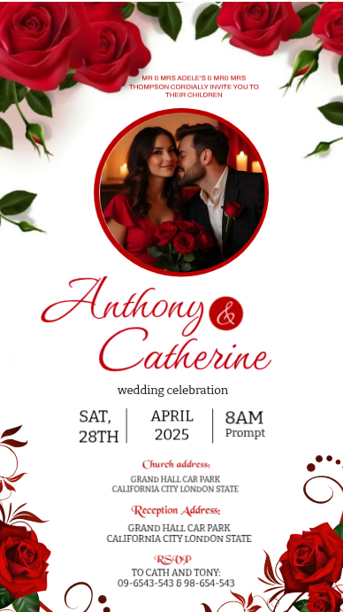 Copy of White Modern & Minimal Wedding Invitation Design Template ...