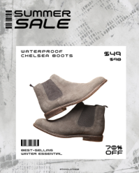 Белый Winter Sale Instagram Portrait Template - Page 2