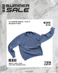 Белый Winter Sale Instagram Portrait Template - Page 3