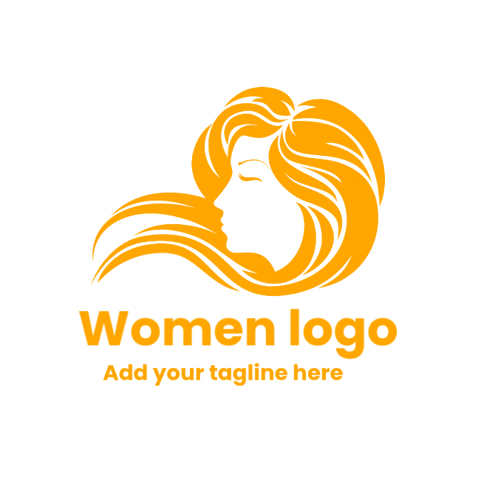 White Modern & Minimal Women Logo Template | PosterMyWall