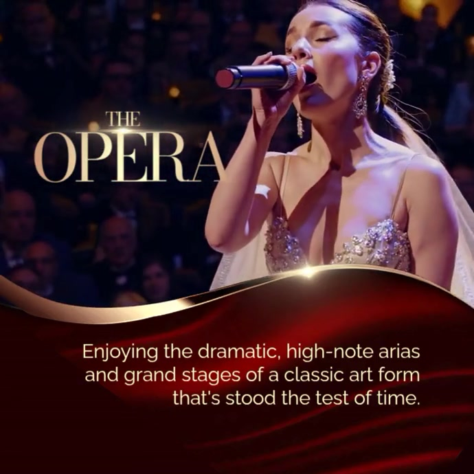 Black Opera Instagram Ad Template | PosterMyWall