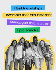 White Youth Service Instagram Portrait Template - Page 2