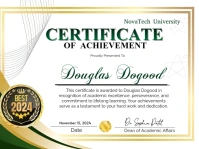 White Modern & Minimal Certificate Of Achievement Presentation Presentación template