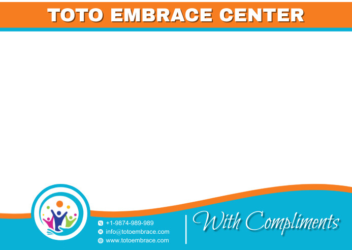 White Modern & Minimal Complimentary Slip Tem A6 template