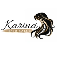 White Modern & Minimal Hair Salon Logo template