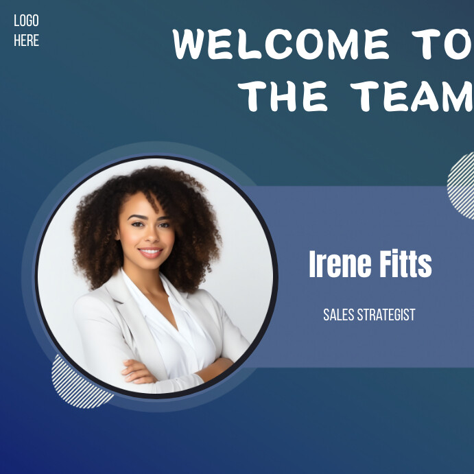 White Modern & Minimal Welcome To The Team In Instagram-opslag template
