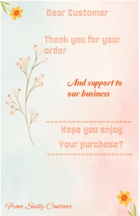 White Modern & Minimalist Thank You  Half Page Wide Media Página Ancho template