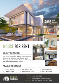 Real Estate House to Let Template | PosterMyWall