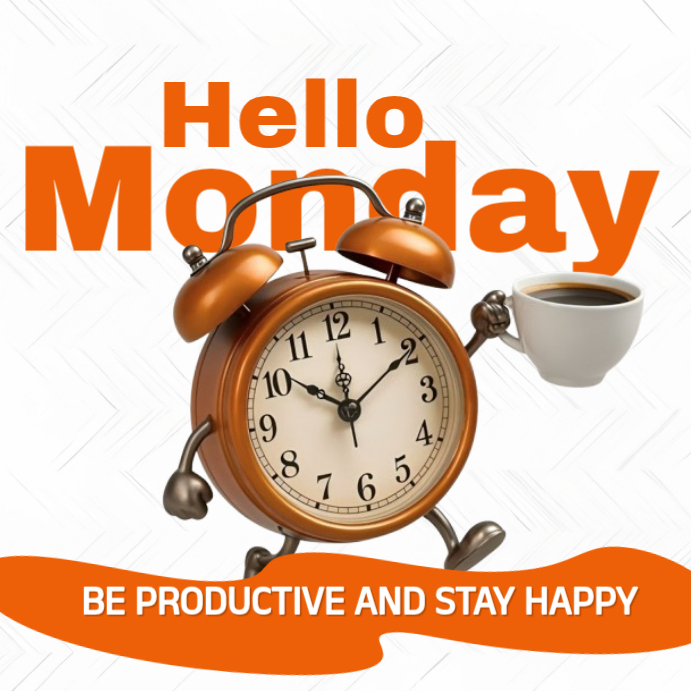 White Monday Motivation Instagram Post Template | PosterMyWall