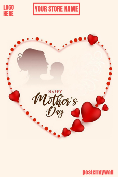 Plantilla de White Mother's Day Pinterest Graphic | PosterMyWall