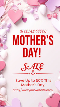 White  Mother Day Instagram Story template