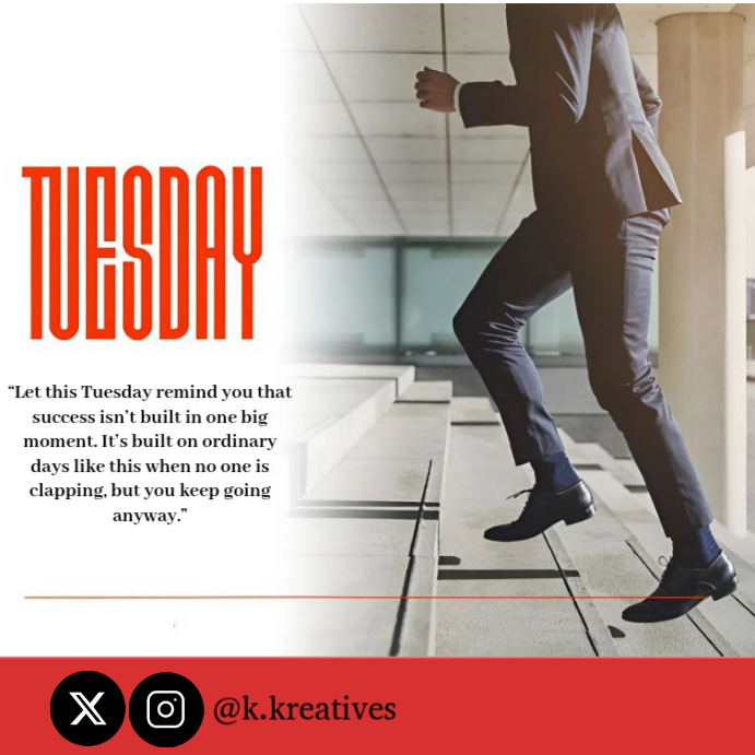 White Motivational Tuesday Quote Instagram Post Template | PosterMyWall