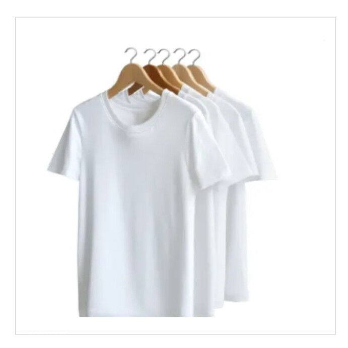 White Multiple T-shirts Mockup Stack With Hangers  Instagram Post template