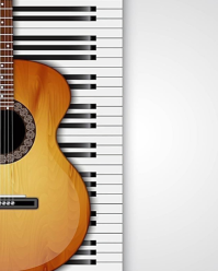 White Music Instagram Portrait template