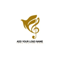 White  Music/treble Clef/vector/choir/icon/symbol/brand/business/harmony/singing/music Group/church/ Logo template