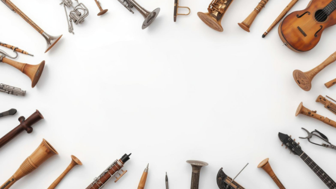 Copy of White Musical Instruments YouTube Thumbnail Background ...