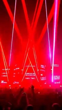 White Neon Beam Lights Show Video  Instagram Reel template