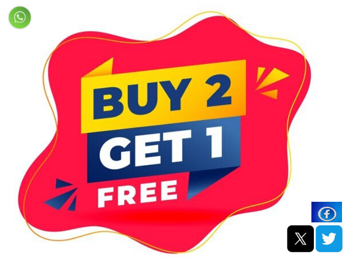 White Neon Special Offer Presentation Prezentacja template