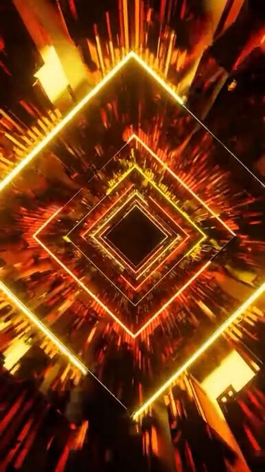 White Neon Tunnel Animation Loop  Instagram Reel template