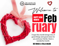 White New Month Celebration Flyer template