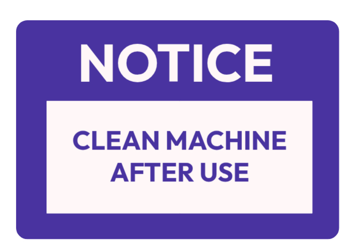 Copy of White Notice Sign A4 | PosterMyWall