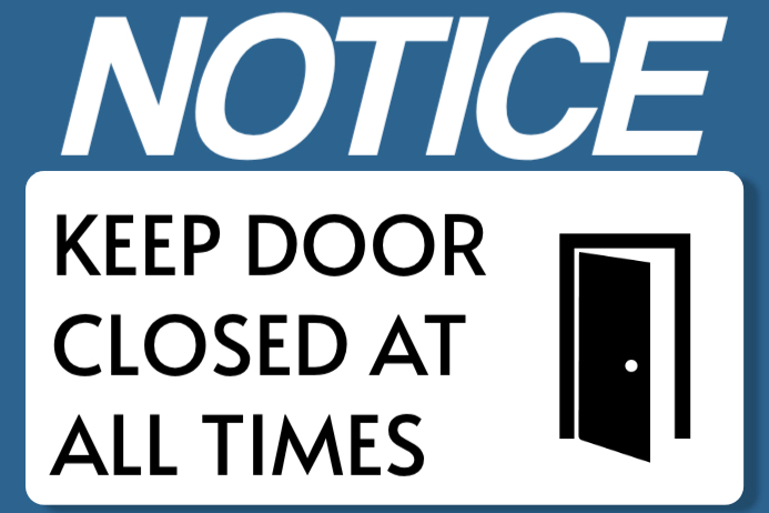 White Notice Sign Poster Template | PosterMyWall