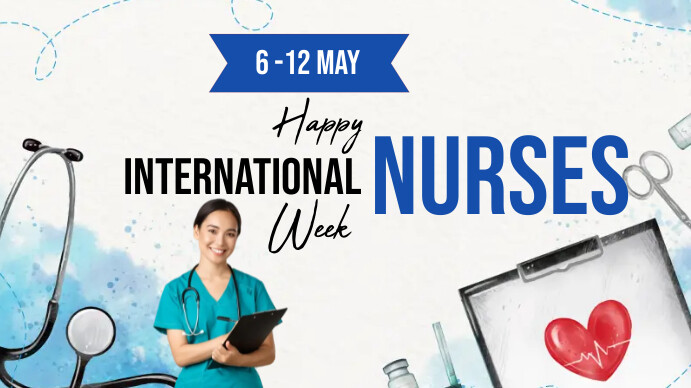Copy of White Nurses Day Digital Display (16:9) | PosterMyWall