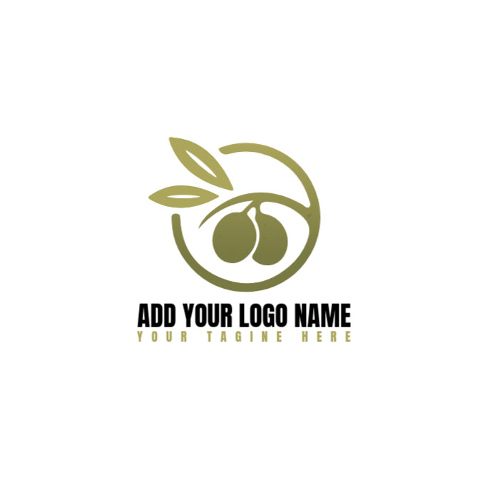 White  Olive/oil/symbol/icon/brand/business/vintage/monochrome/food/fresh/gourmet/eco Friendly/agric Logo template