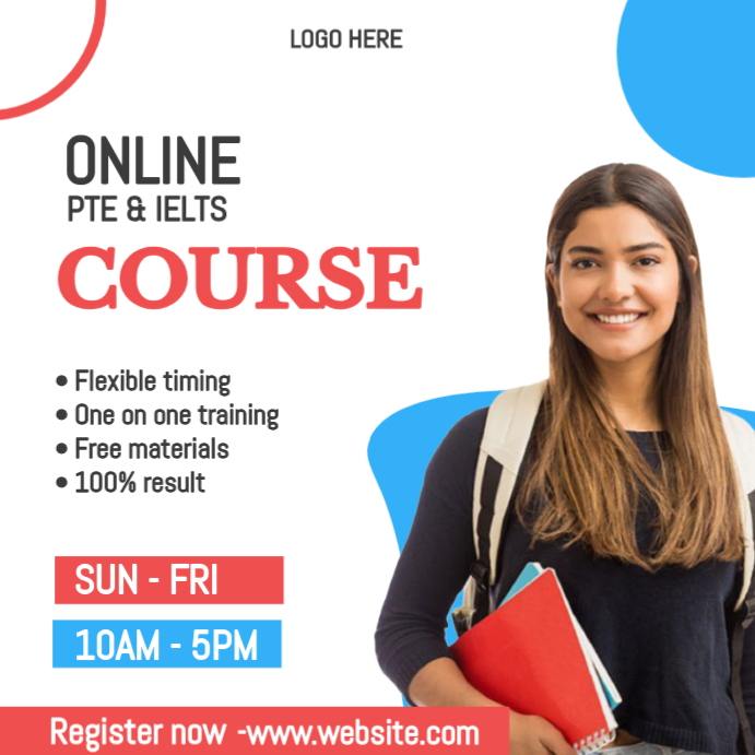 Plantilla de White Online Course Promotion Instagram Post | PosterMyWall