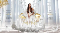 White Party Pantalla Digital (16:9) template