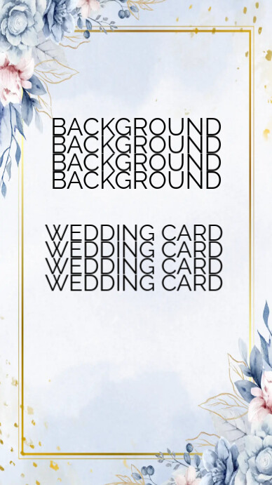 White Pastel Aqua Editable Wedding Background Template Facebook Story