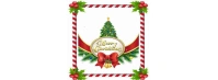 White Pastel Christmas  Facebook Cover Photo template
