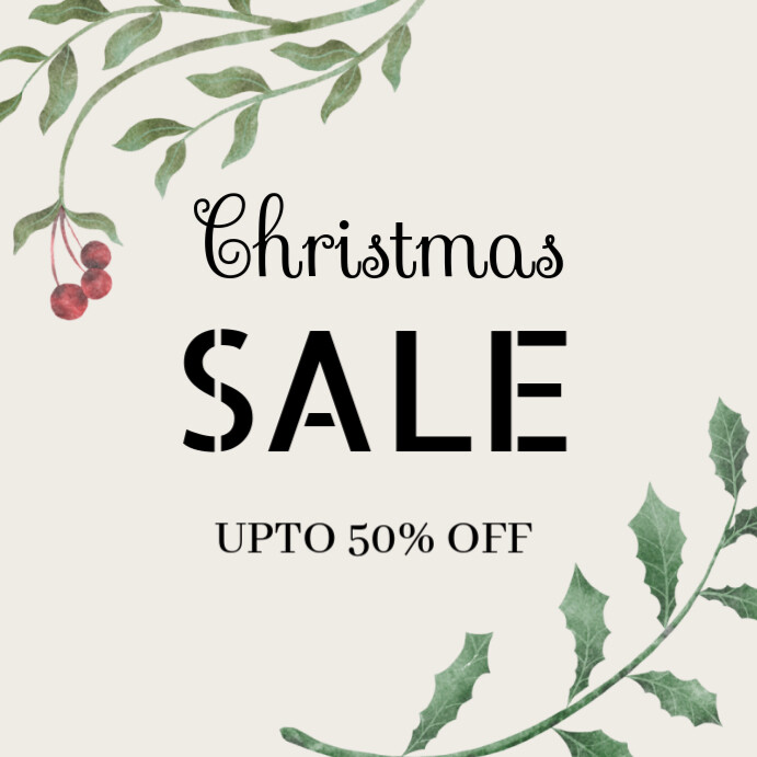 Copy of White Pastel Christmas Mega Sale Events Instagram Post ...