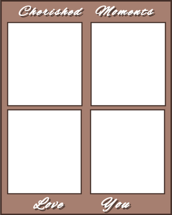 White Pastel Collage Instagram Portrait template