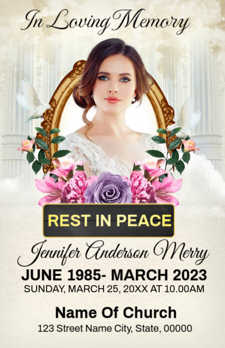 rest in peace Template Modelo | PosterMyWall