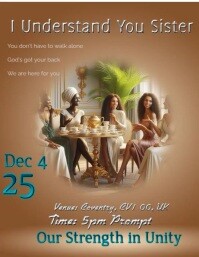Brown Christian Women's Fellowship Ulotka Template