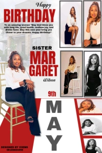 White Pastel Happy Birthday Design  Pinterest Graphic template