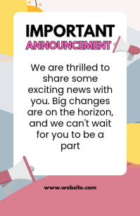Important Notice Template | PosterMyWall